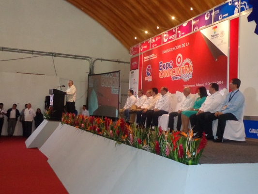 EL INSTITUTO TECNOLÓGICO SUPERIOR DE MACUSPANA PARTICIPA EN LA EXPO-CANACINTRA 2014