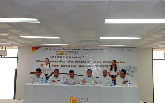 EL INSTITUTO TECNOLÓGICO SUPERIOR DE MACUSPANA, INICIA EL PERIODO ESCOLAR ENERO- JUNIO 2015.