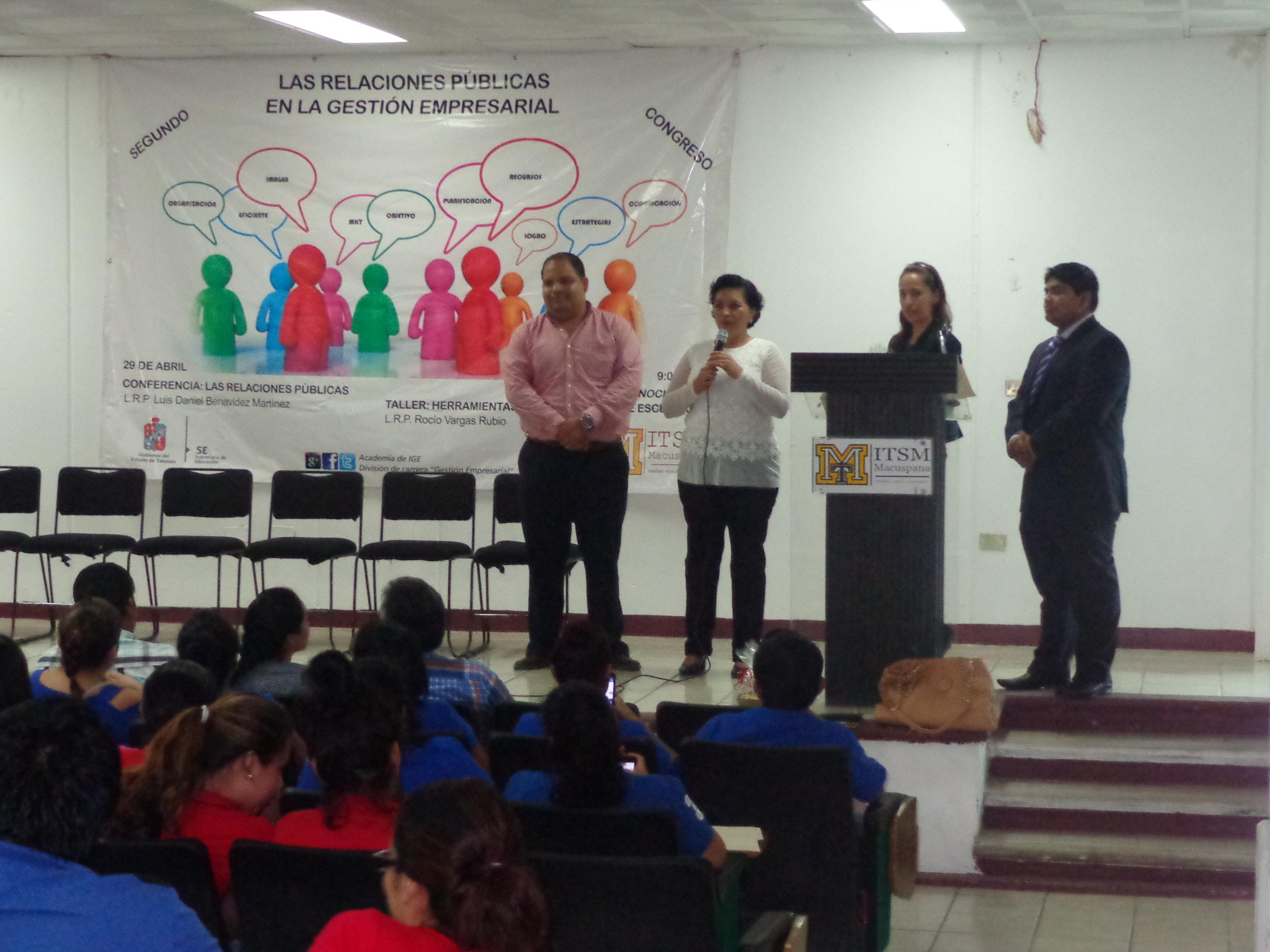 REALIZÓ CON ÉXITO EL 2° CONGRESO “LAS RELACIONES PÚBLICAS EN LA GESTIÓN EMPRESARIAL”, EN EL ITSM.