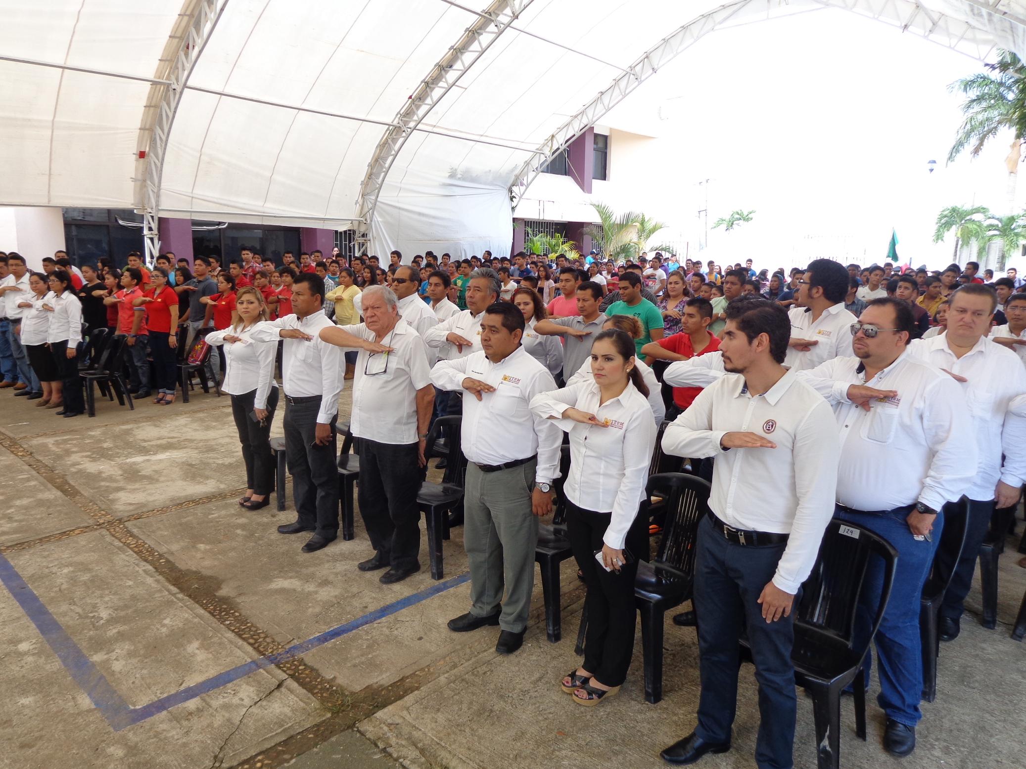 REALIZA EL ITSM, LA CEREMONIA DE INICIO DEL CURSO ESCOLAR AGOSTO/ DICIEMBRE 2015.