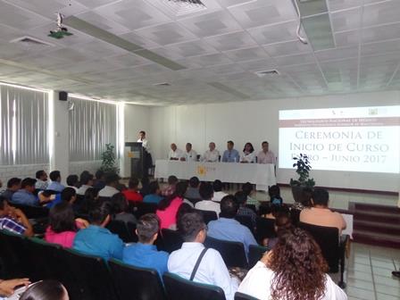 CEREMONIA DE INICIO DE CURSOS ENERO-JUNIO 2017