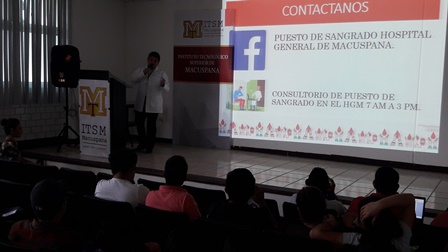 PLATICA SOBRE DONACIÓN DE SANGRE