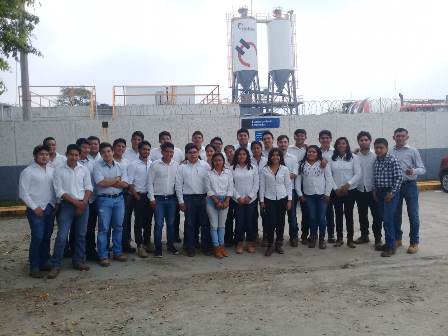VISITA DE ESTUDIO A LA EMPRESA CONCRETO PRE-MEZCLADO HOLCIM
