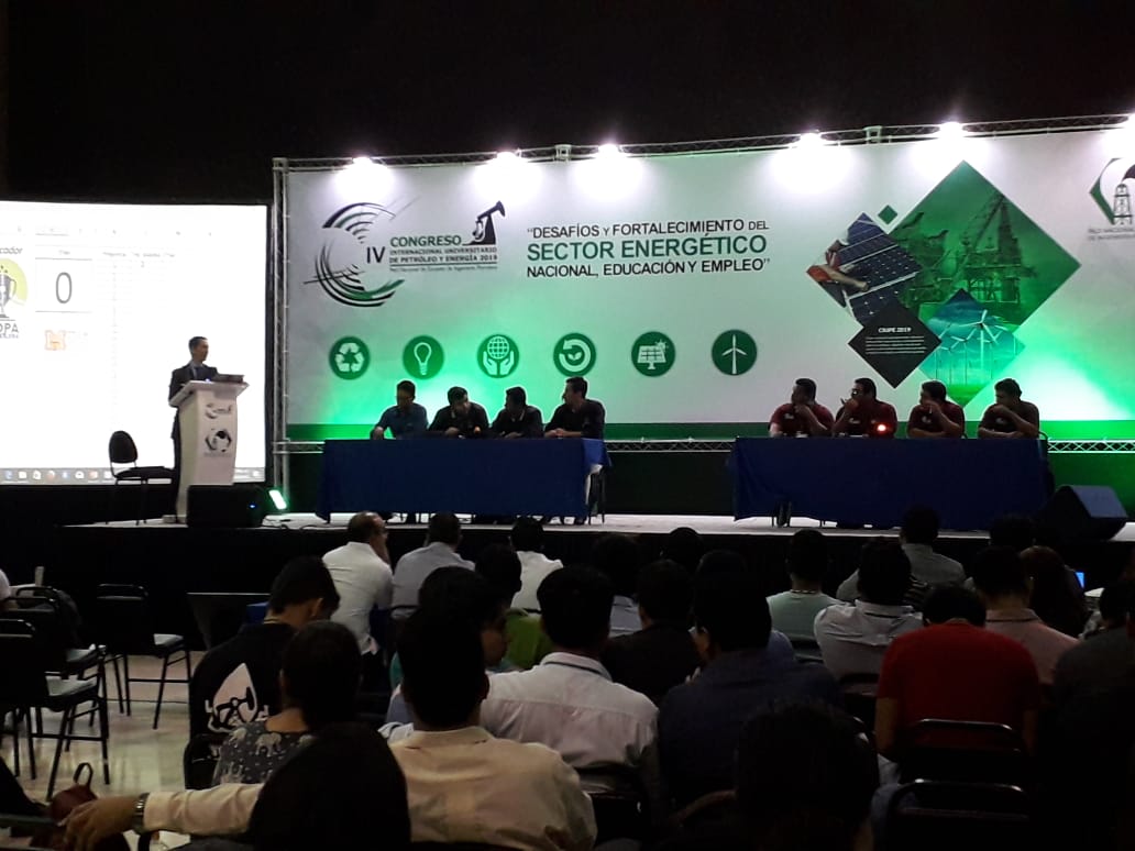 IV Congreso Internacional Universitario de Petróleo y Energía 2019 “Desafíos y fortalecimiento del sector energético nacional, educación y empleo”.