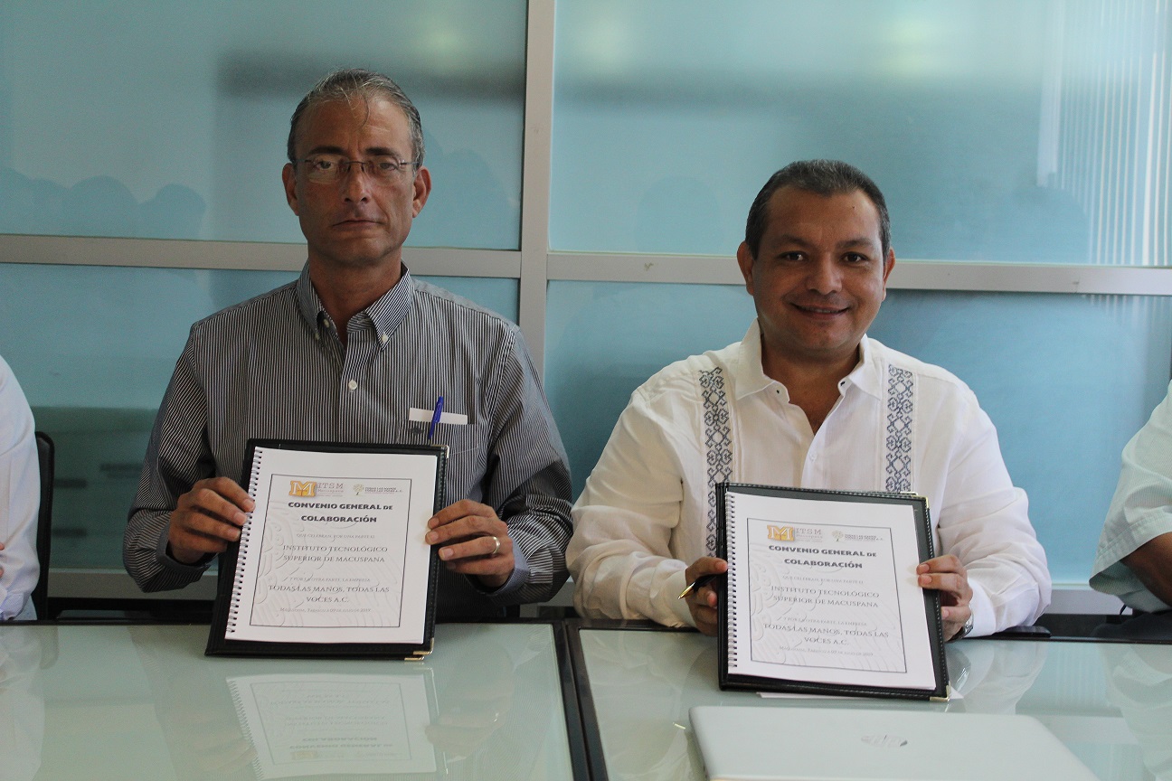 FIRMA DE CONVENIO ITSM - TODAS LAS MANOS TODAS LAS VOCES