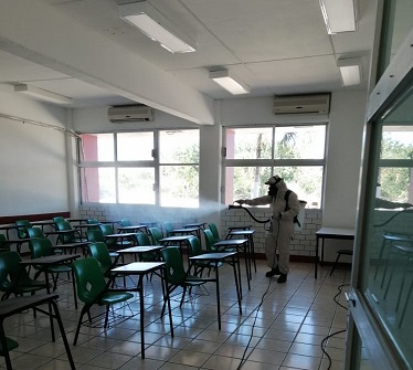 DESINFECTA EL ITSM CON NEBULIZADOR ULV SUS INSTALACIONES.