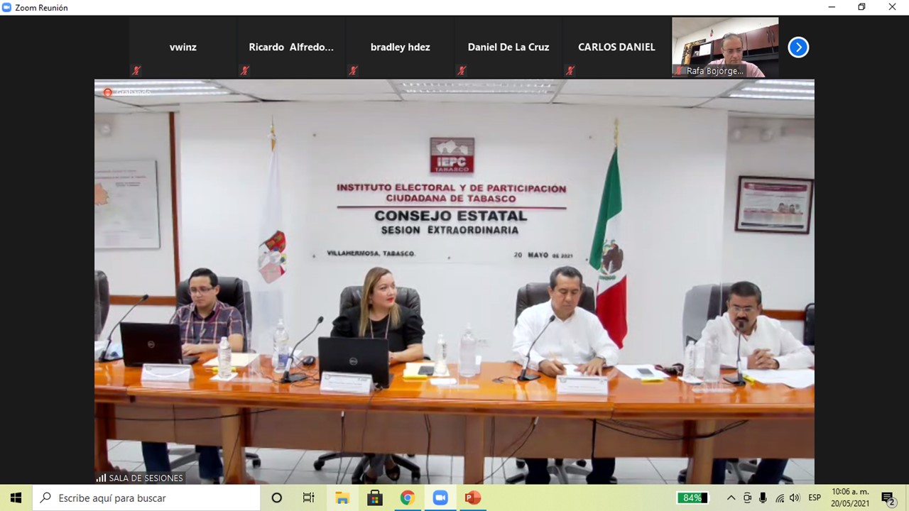 CONVERSATORIO “CONFIABILIDAD Y SANIDAD PARA LAS ELECCIONES DEL 06 DE JUNIO 2021”