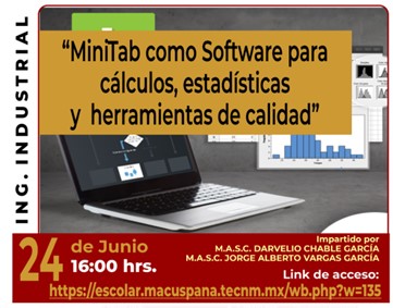 Curso -Taller MiniTab como Software para Cálculos, Estadísticas y Herramientas de Calidad