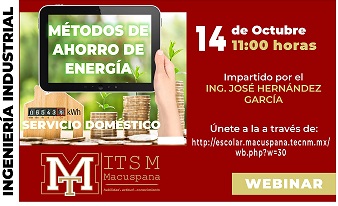 WEBINAR “MÉTODOS DE AHORRO DE ENERGÍA: SERVICIO DOMÉSTICO”