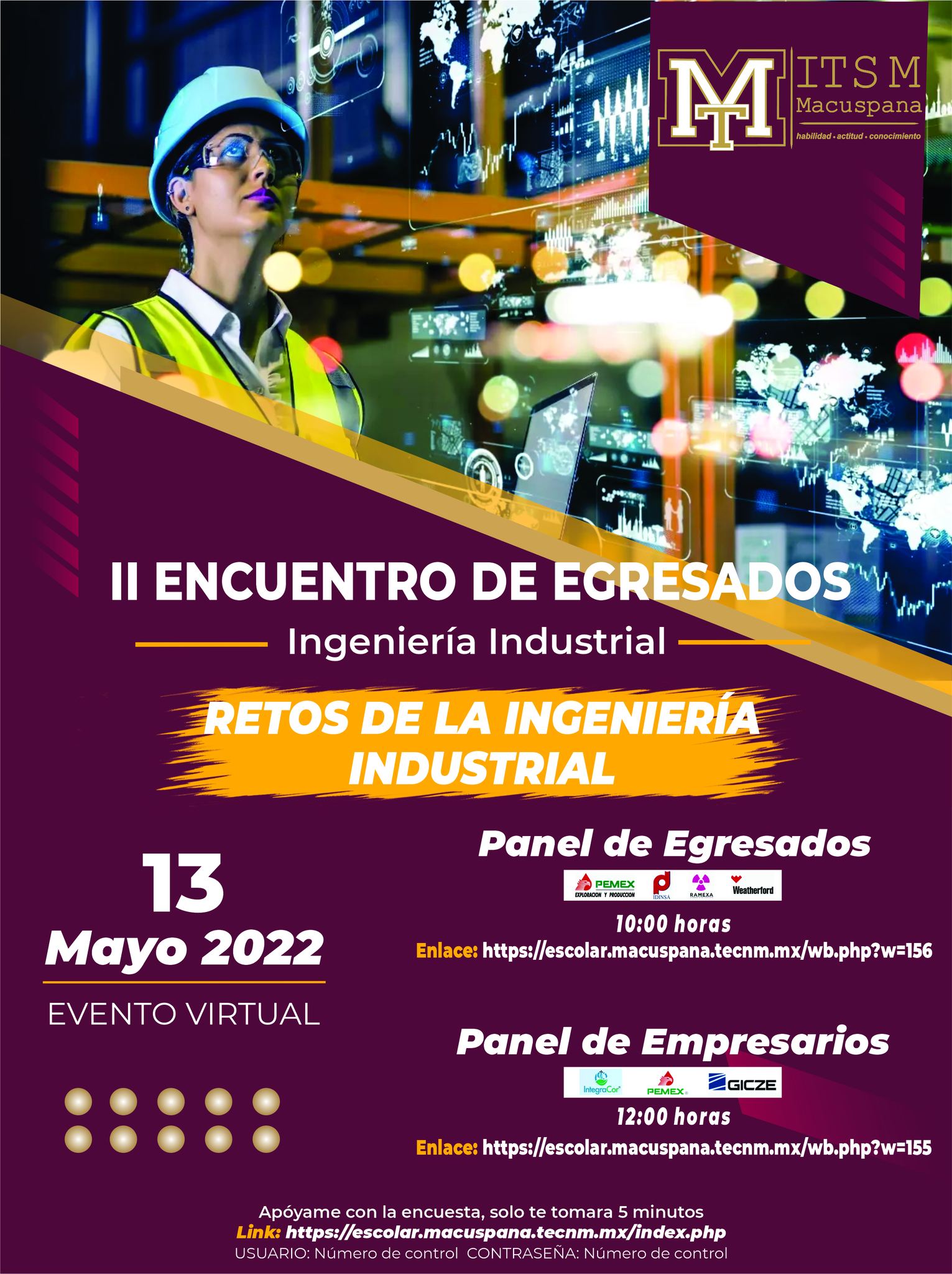 SEGUNDO ENCUENTRO DE EGRESADOS DE ING. INDUSTRIAL “RETOS DE LA INGENIERÍA INDUSTRIAL”