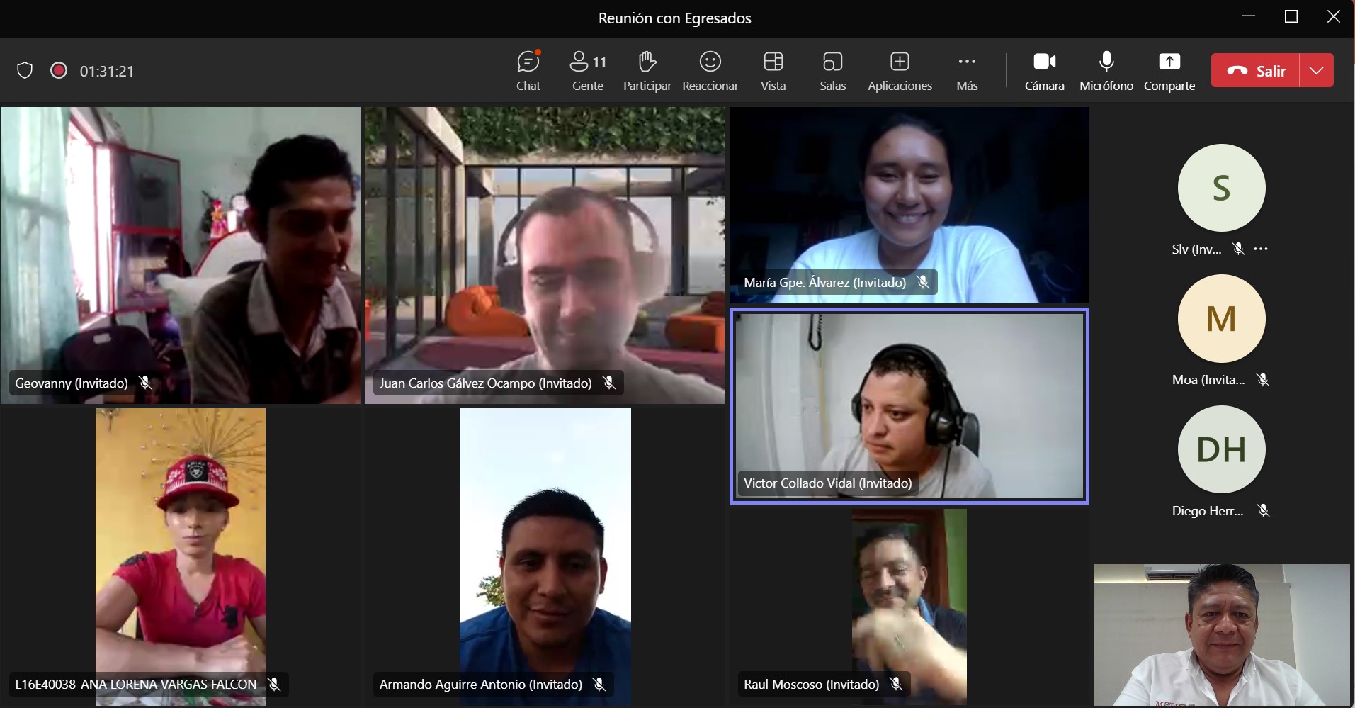 REUNIÓN DE EGRESADOS