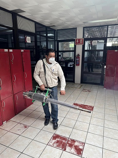 FUMIGACIÓN DE INSTALACIONES DEL ITSM