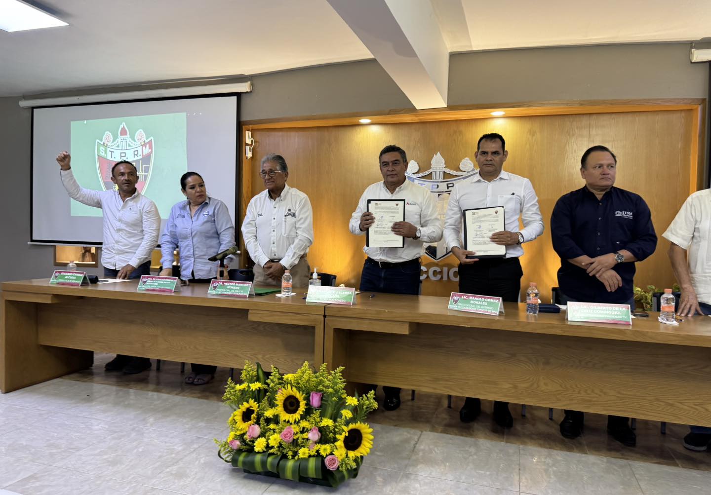 FIRMA DE CONVENIO ITSM - S.T.P.R.M. SECCIÓN 14
