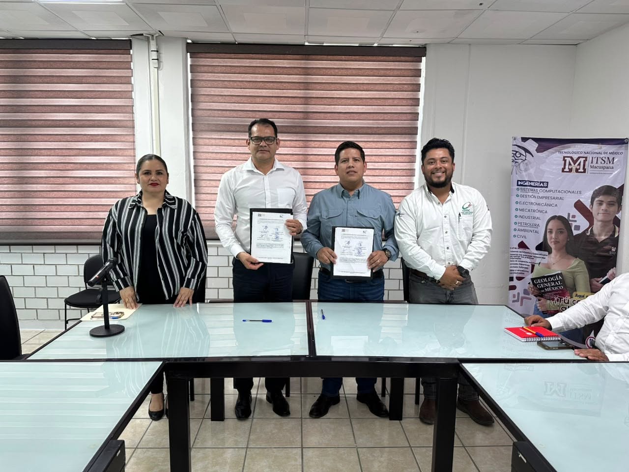 FIRMA DE CONVENIO ITSM- COLEGIO E INSTITUTO TABASQUEÑO DE INGENIEROS CIVILES